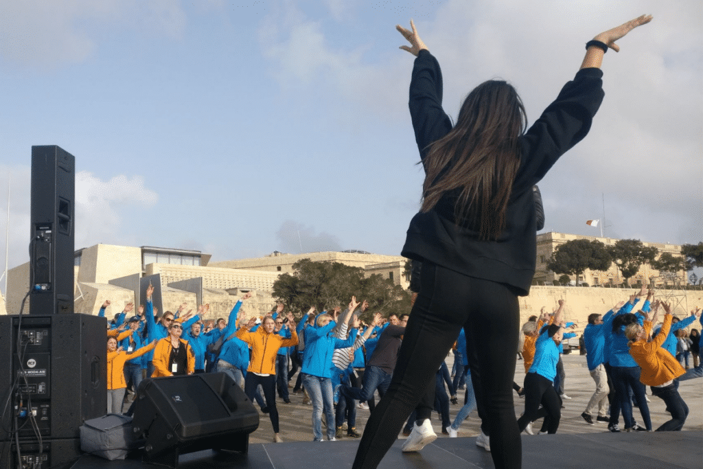 Flashmob Valletta Malta