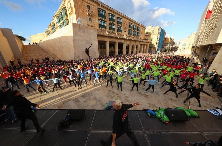 Flashmob Valletta ECMeetings Event